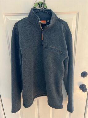 Merrell Men's Dark Gray Quarter-Zip Pullover Fleece